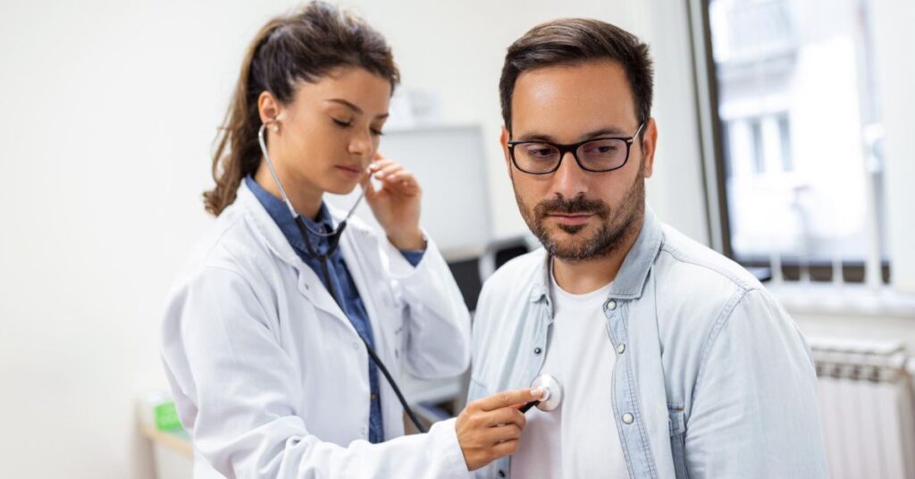 Lung specialist in Indore evaluating breathing problems caused by air pollution and respiratory issues